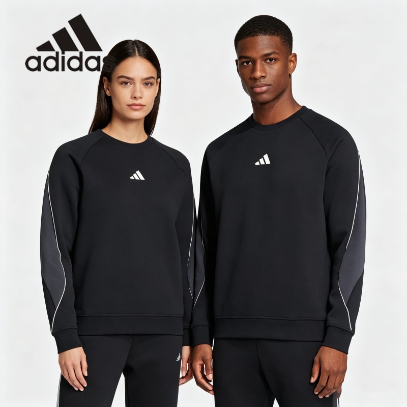 Street Fashion Adidas - هودي أديداس قصير بتصميم Y2K بلون