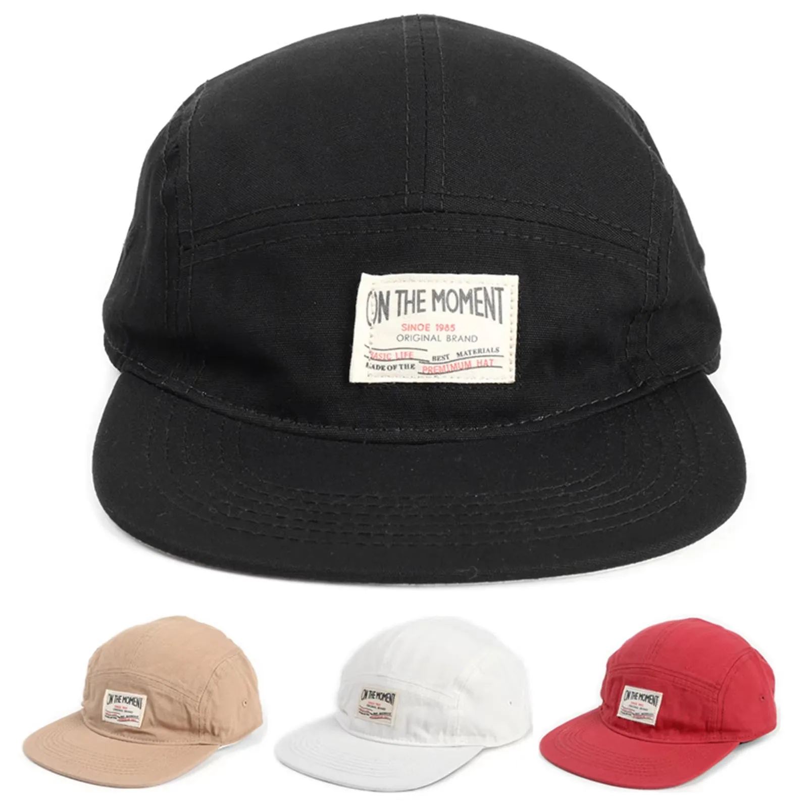 Corduroy Cap 5 Panel - قبعة بيسبول جديدة من القطن بخمسة