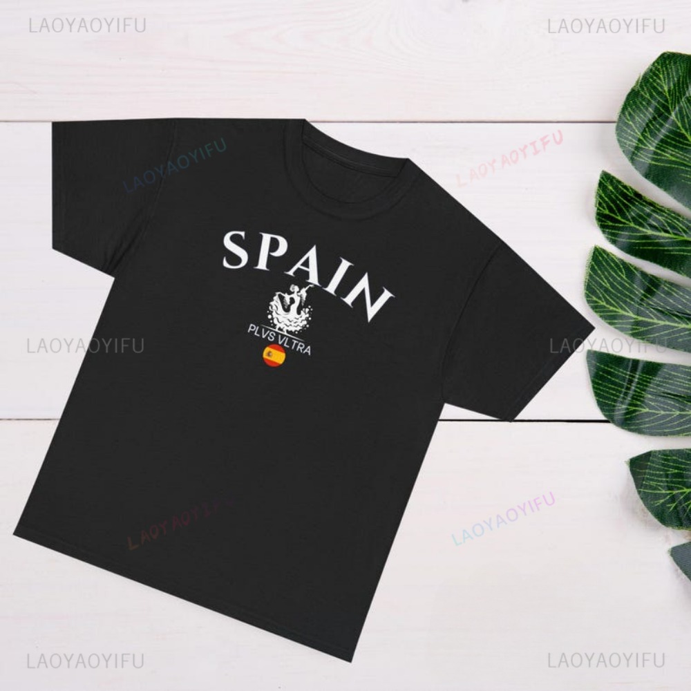 تي شيرت مطبوع عليه علم إسبانيا - مراجعة Street Fashion In Spain وسعره