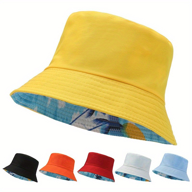قبعة صياد قابلة للعكس للرجال و - مراجعة Bucket Hat Embroidered وسعره