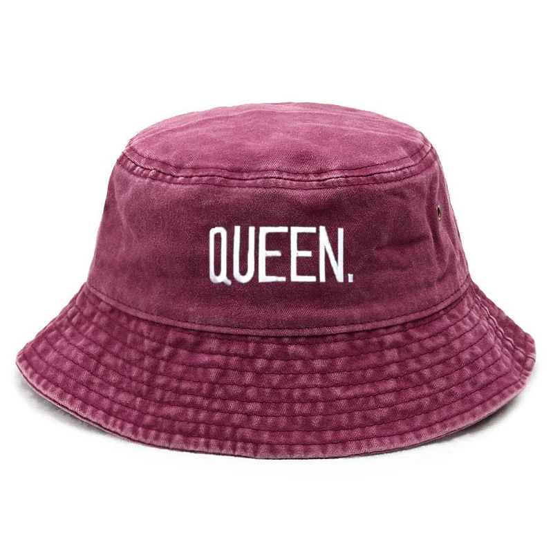 تخصيص الملكة غسلها خمر قبعة بح - مراجعة Bucket Hat Embroidered وسعره