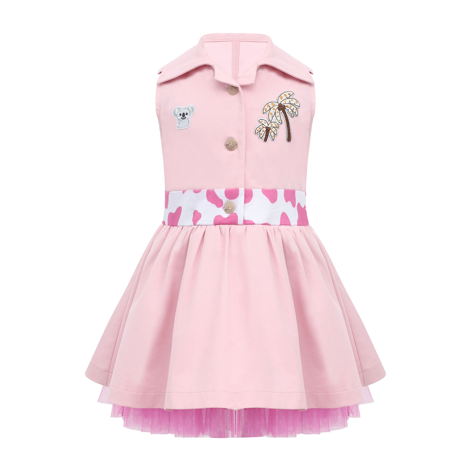 فستان تول بدون أكمام للفتيات ا - مراجعة Street Fashion Kids وسعره