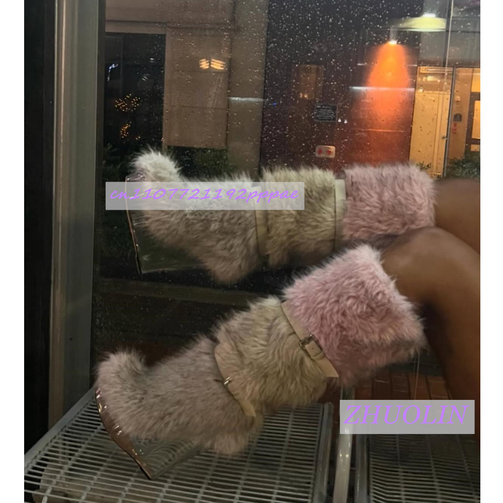 الشتاء التدرج فروي شفافة إسفين - مراجعة Street Fashion Kids وسعره