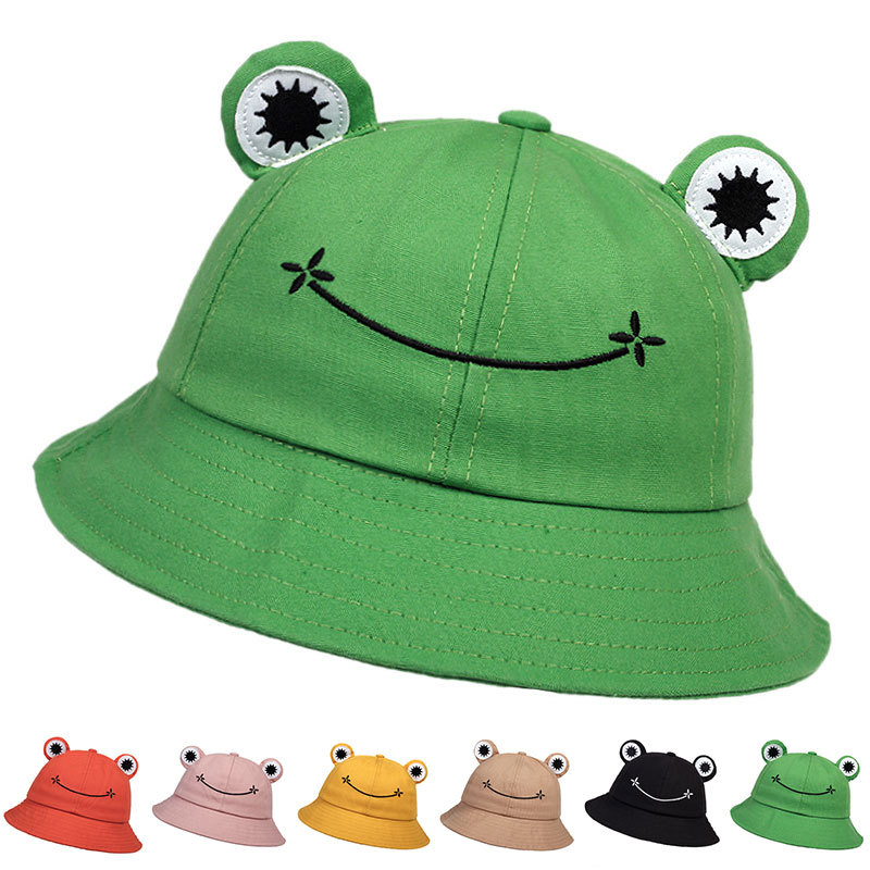 قبعة دلو بتصميم ضفدع مطرزة للج - مراجعة Bucket Hat Embroidered وسعره