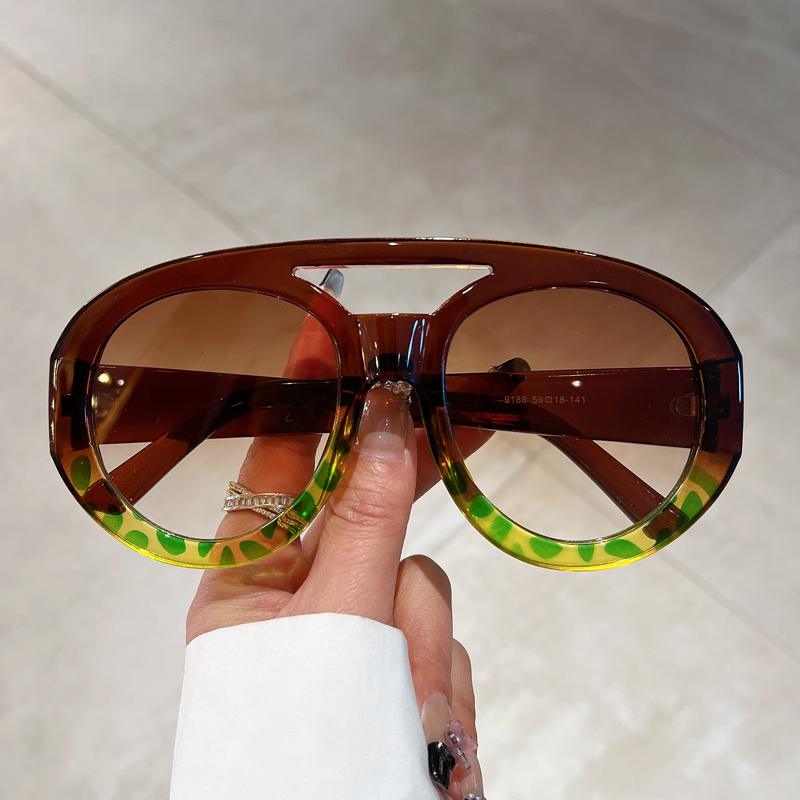 نظارات شمسية دائرية كبيرة الحج - مراجعة Street Fashion Glasses وسعره