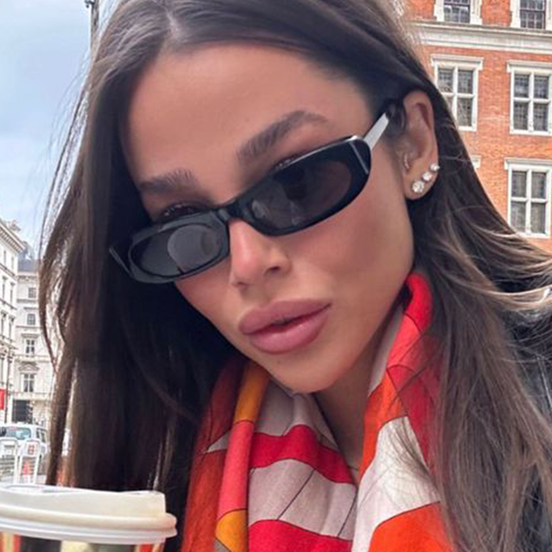 نظارات شمسية نسائية بيضاوية ال - مراجعة Street Fashion Glasses وسعره
