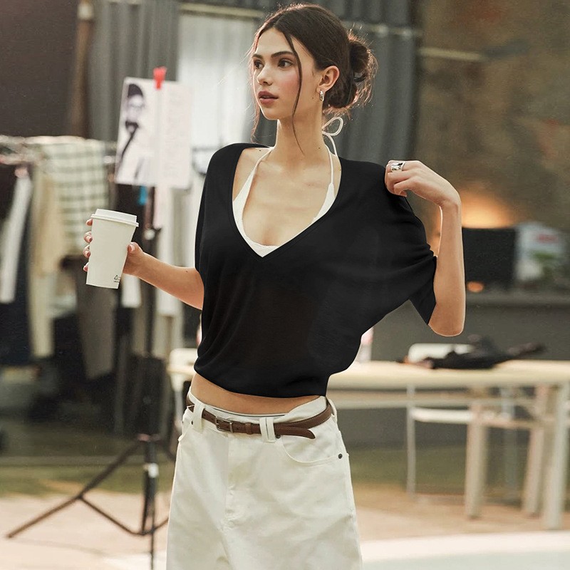 بلوزة وردية فضفاضة بياقة على ش - مراجعة Fashion Streetwear وسعره