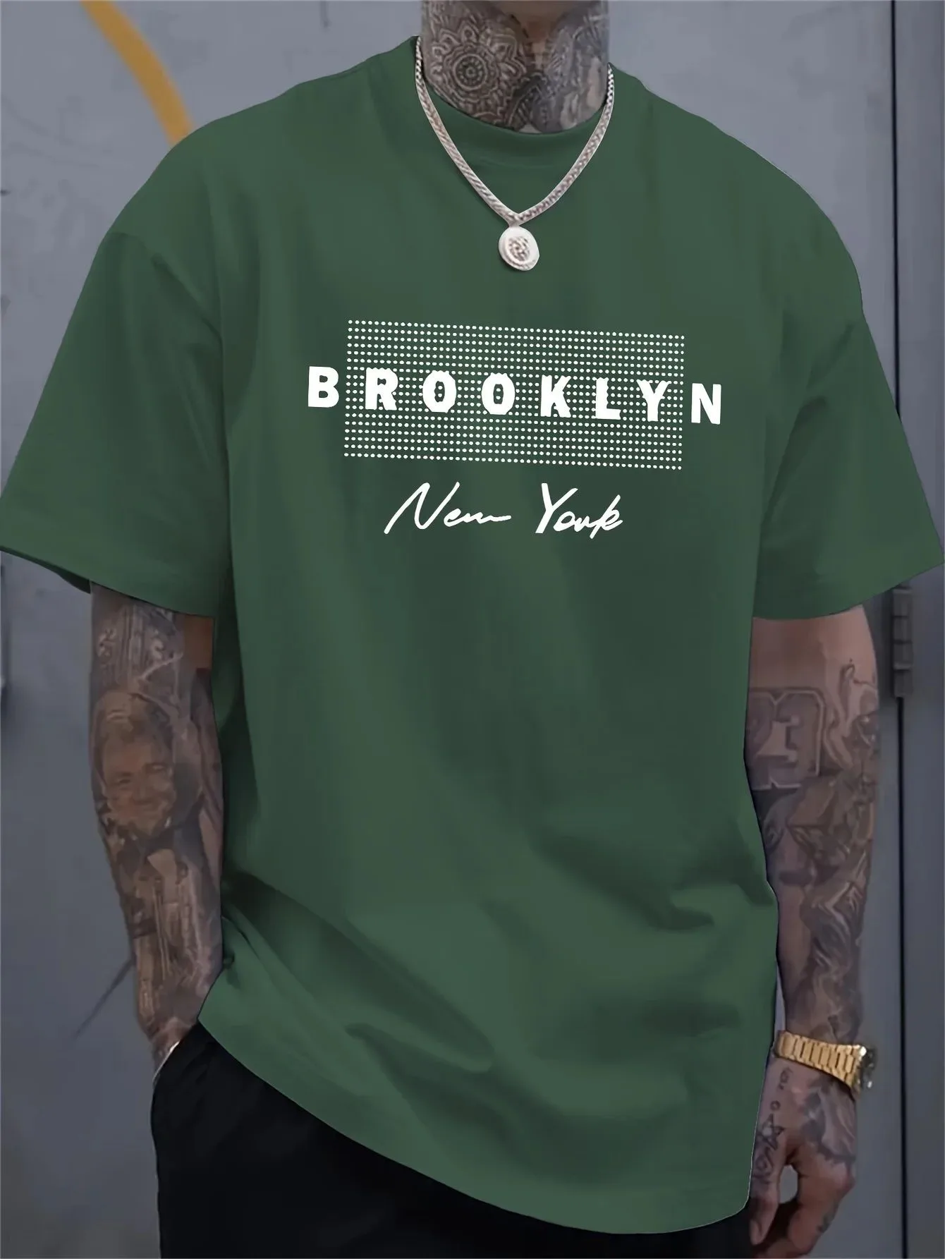 قميص رجالي مطبوع عليه حروف نيو - مراجعة Street Fashion In New York وسعره