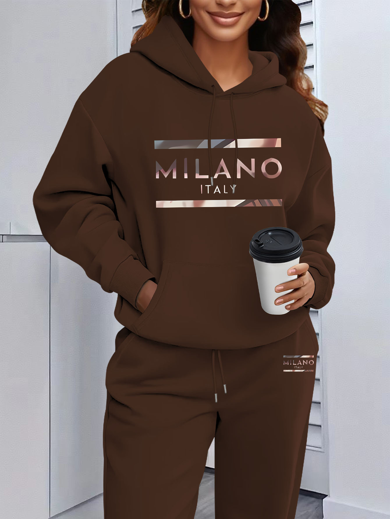 طقم رياضي نسائي من قطعتين: سوي - مراجعة Street Fashion Milano وسعره