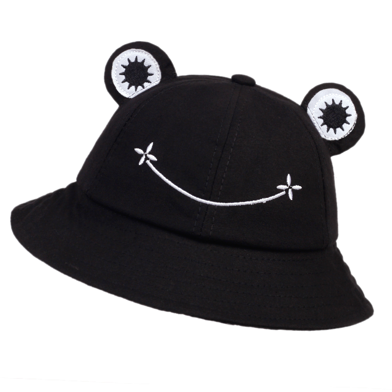 قبعات دلو نسائية بتصميم الضفدع - مراجعة Bucket Hat Embroidered وسعره