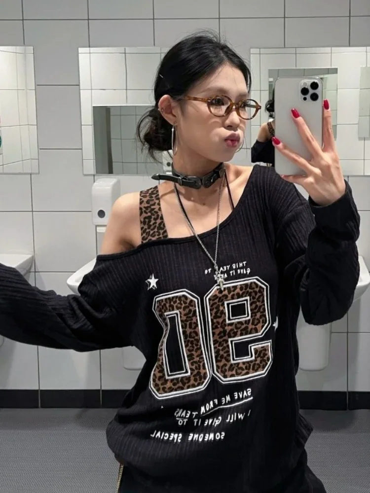 تي شيرت نسائي فضفاض بطبعة الفه - مراجعة Fashion Streetwear وسعره