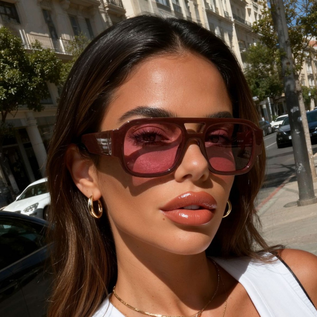 نظارات شمسية ريترو بتصميم الطي - مراجعة Street Fashion Glasses وسعره