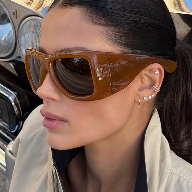 نظارات شمسية مربعة كبيرة الحجم - مراجعة Street Fashion Glasses وسعره