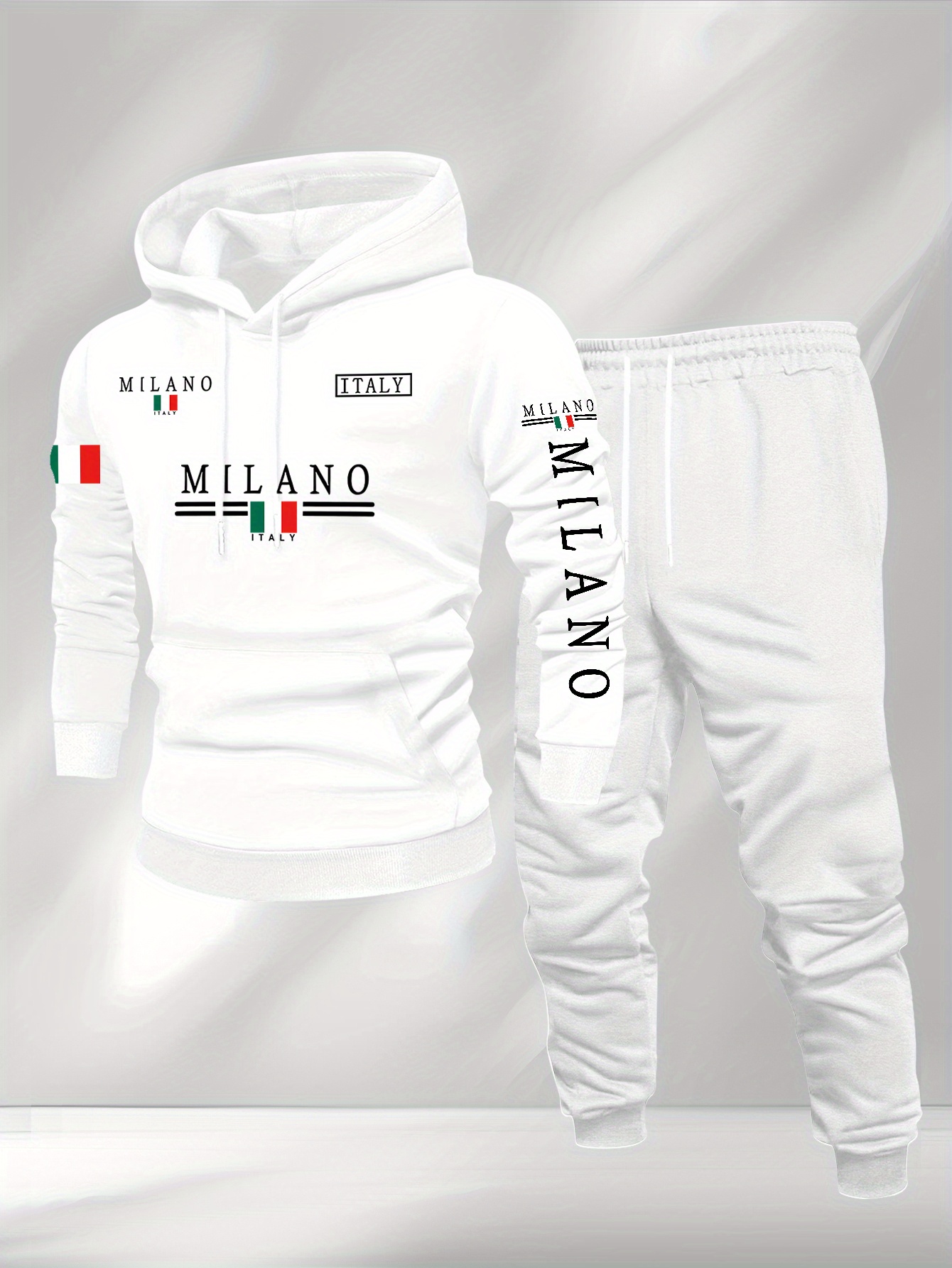 بدلة رياضية رجالية عصرية بطبعة - مراجعة Street Fashion Milano وسعره