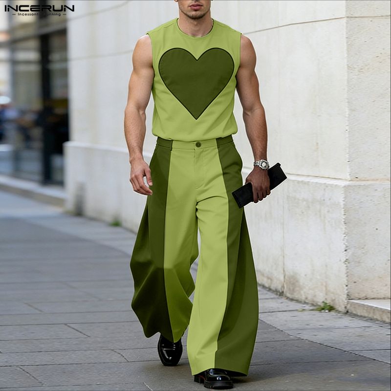 طقم رجالي من INCERUN بتصميم مر - مراجعة Fashion Streetwear وسعره