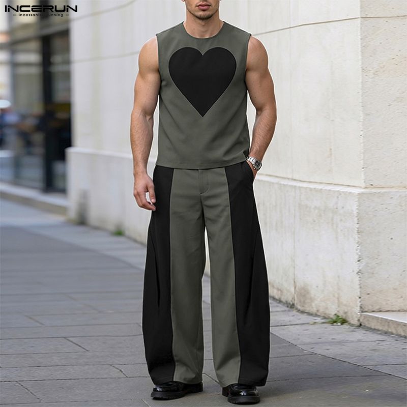 طقم رجالي من INCERUN بتصميم مر - مراجعة Fashion Streetwear وسعره