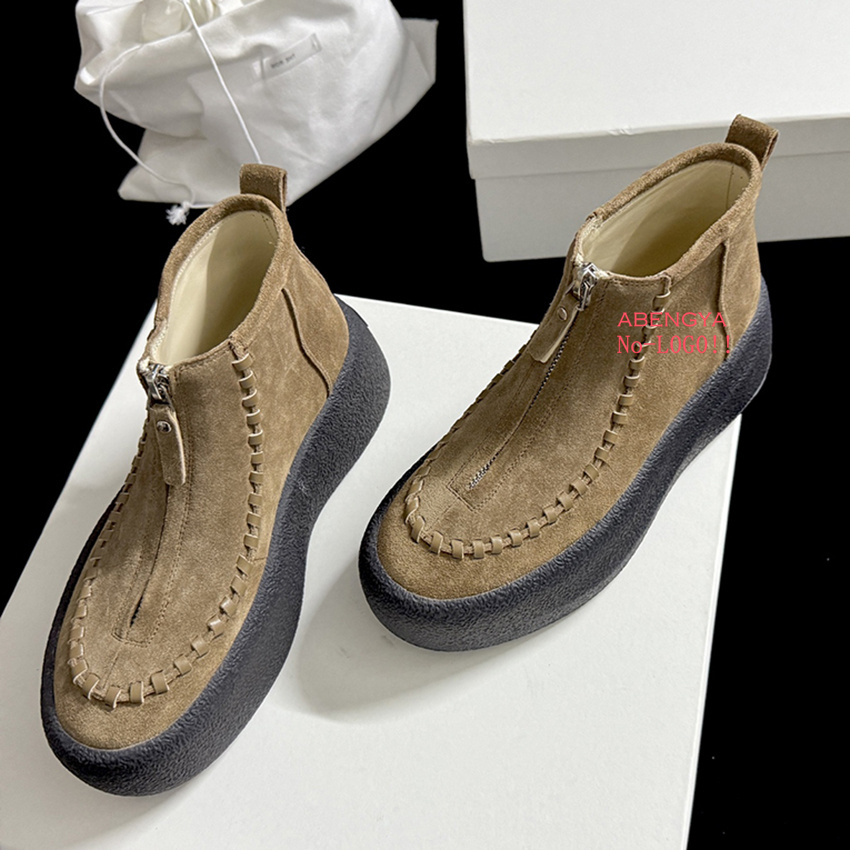 2025 الشتاء جلد الغزال منصة أح - مراجعة Street Fashion Kids وسعره