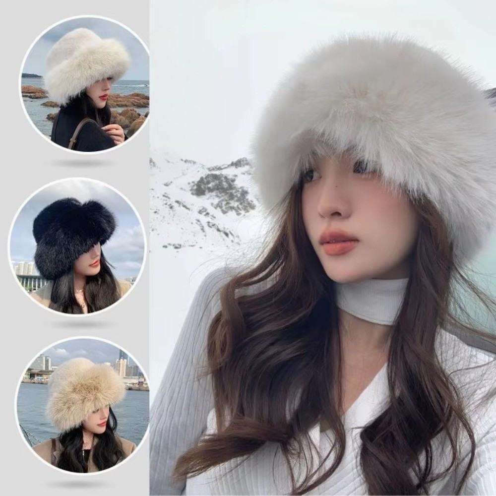 قبعة شتوية جديدة من الفرو المن - مراجعة Bucket Hat Embroidered وسعره