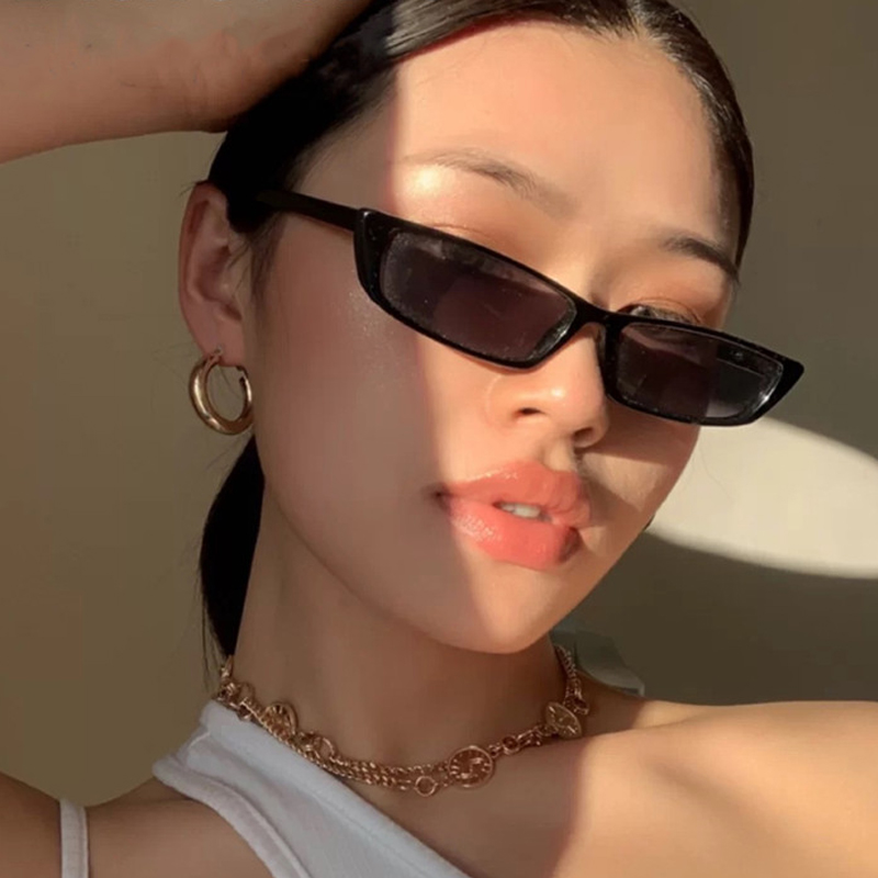 نظارات شمسية مستطيلة صغيرة للن - مراجعة Street Fashion Glasses وسعره