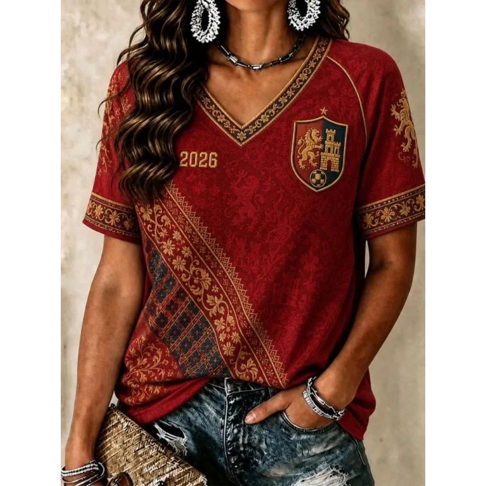 قميص كرة قدم صيفي 2026 للرجال  - مراجعة Street Fashion In Spain وسعره