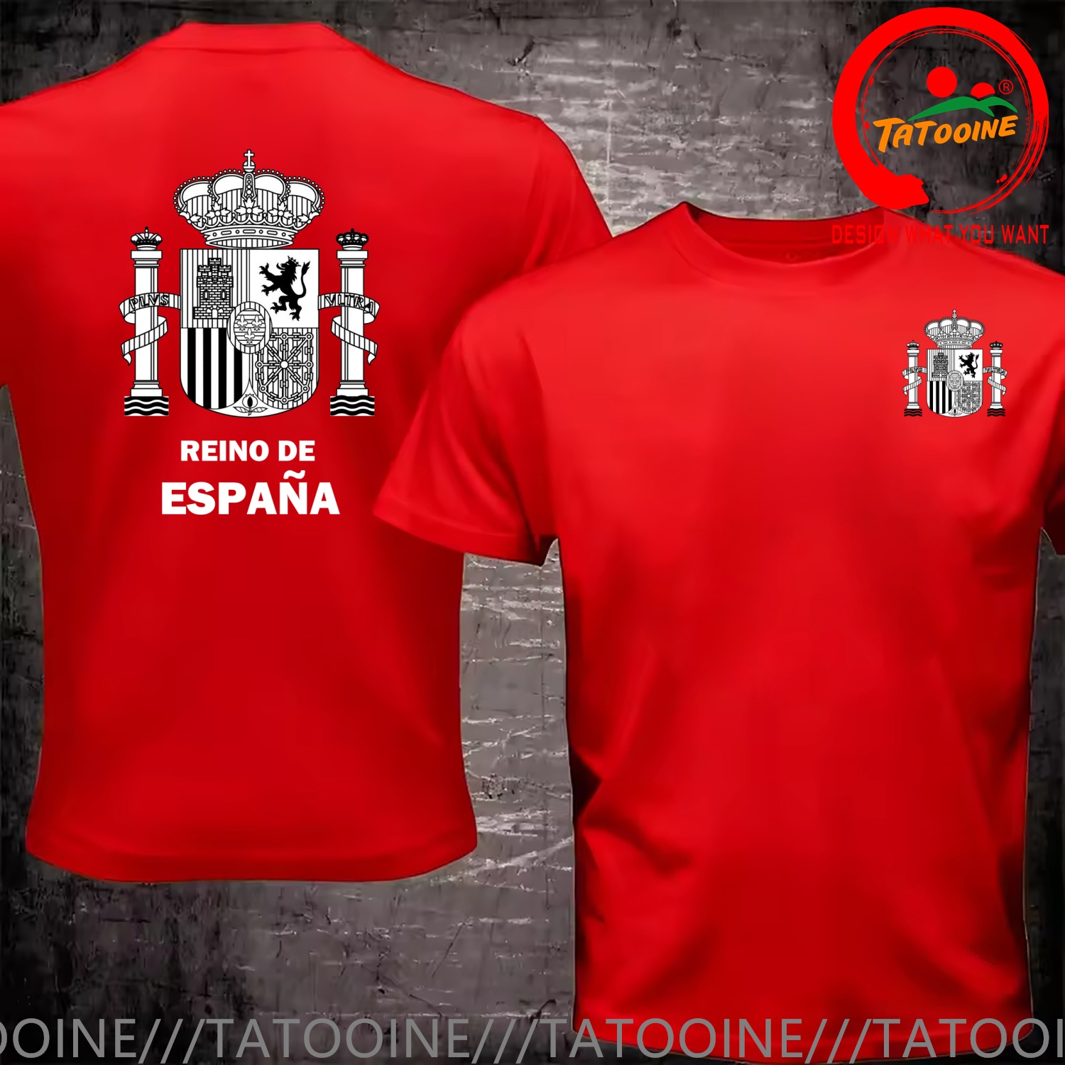 تي شيرت رجالي بتصميم شعار إسبا - مراجعة Street Fashion In Spain وسعره