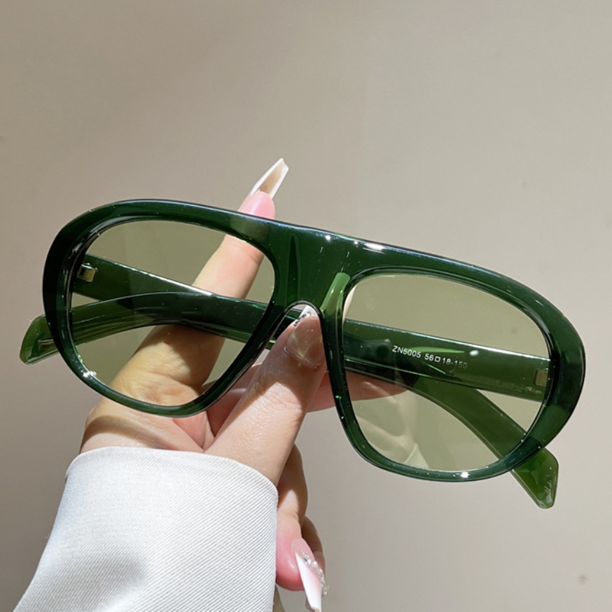 نظارات شمسية جديدة كبيرة الحجم - مراجعة Street Fashion Glasses وسعره