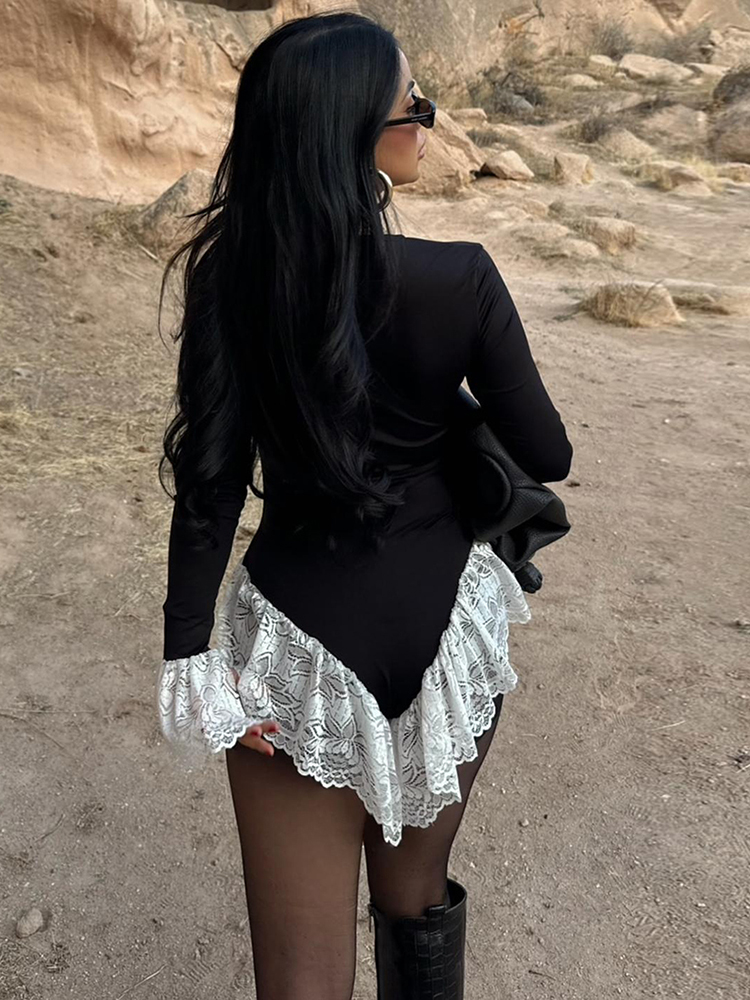غريب سنور هوتي الدانتيل المرقع - مراجعة Street Fashion Necklace وسعره