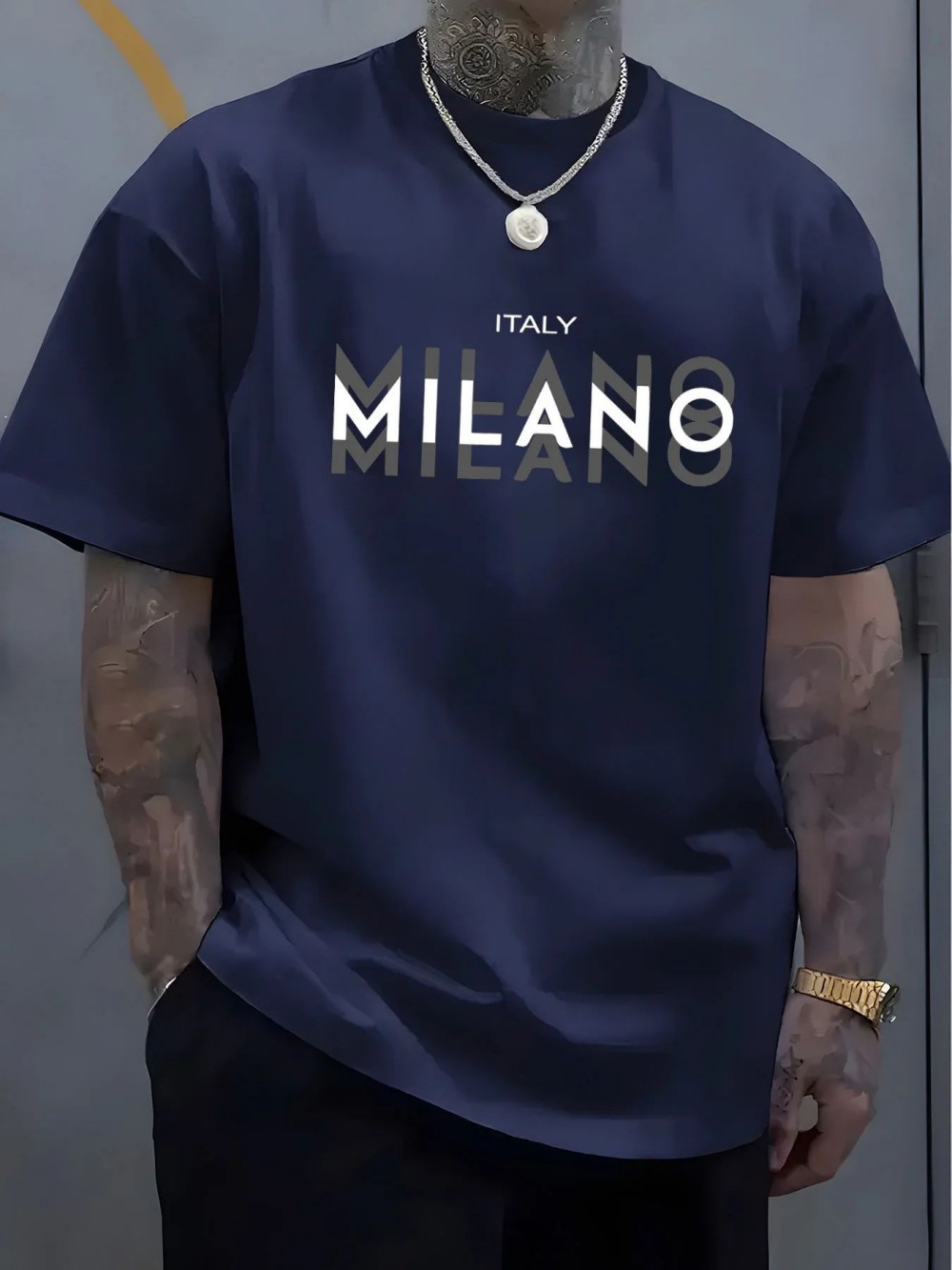 تي شيرت رياضي للرجال والنساء م - مراجعة Street Fashion Milano وسعره